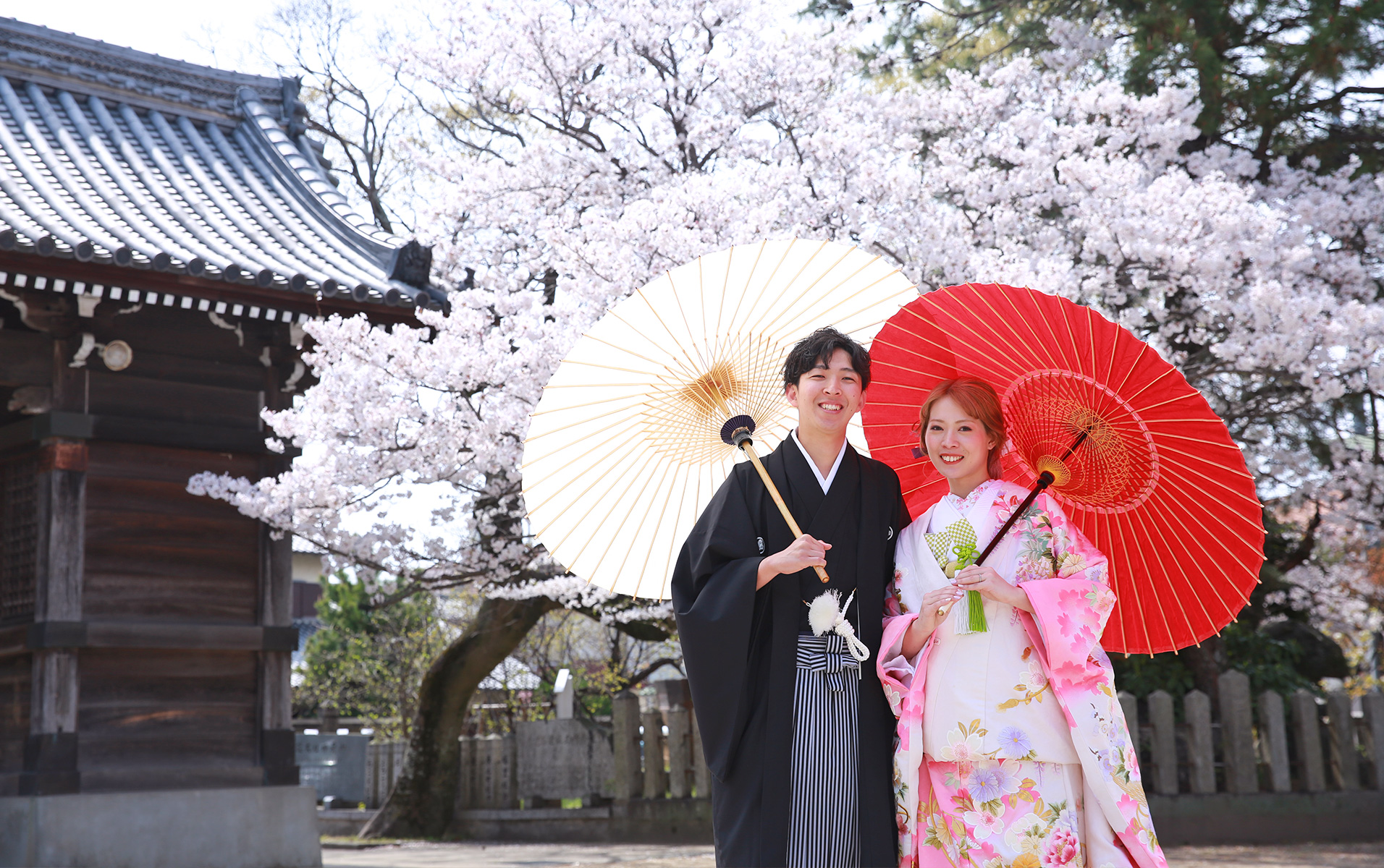 ウェディングフォト春のロケーション撮影