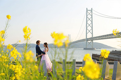 結婚写真・前撮りで春のロケ撮影の魅力03