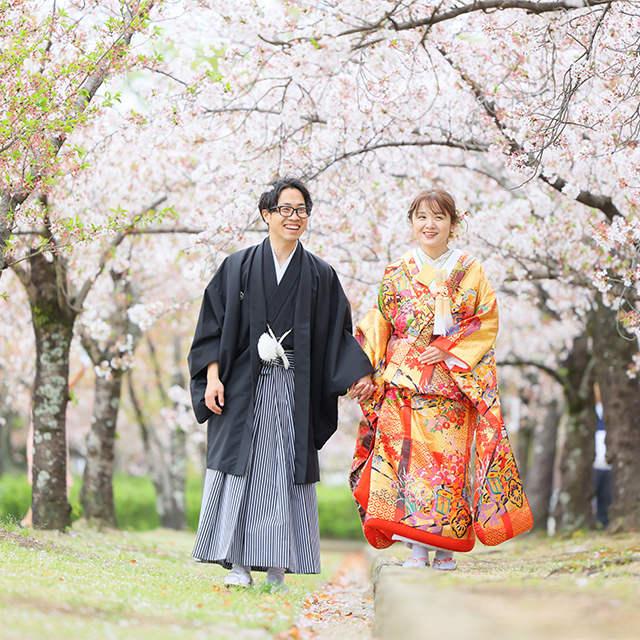 春のブライダルロケ写真04