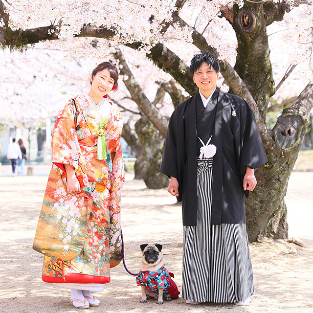 春のブライダルロケ写真01