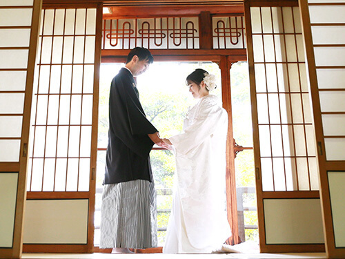 結婚写真：姫路望景亭のブライダルロケ撮影