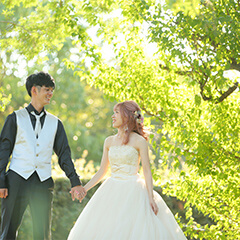 結婚写真：姫路城周辺のブライダルロケ撮影