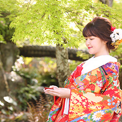 結婚写真：神戸相楽園のブライダルロケ撮影