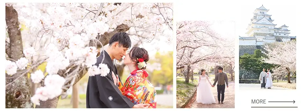 ブライダルロケ：春のロケーション撮影特集